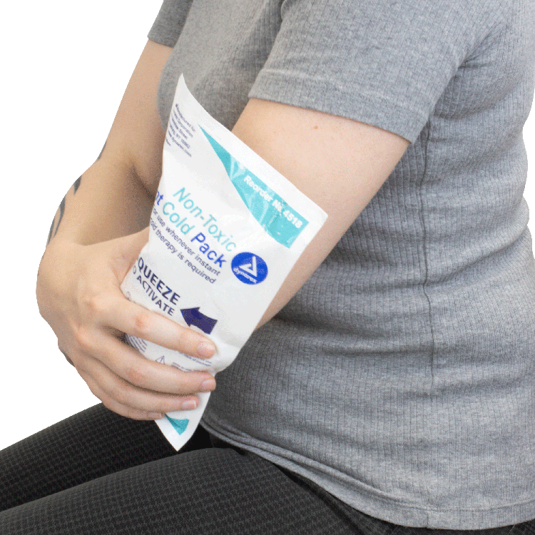 Instant Cold Pack w/ Urea (Non-Toxic), 5" x 9" - 24 packs per Case