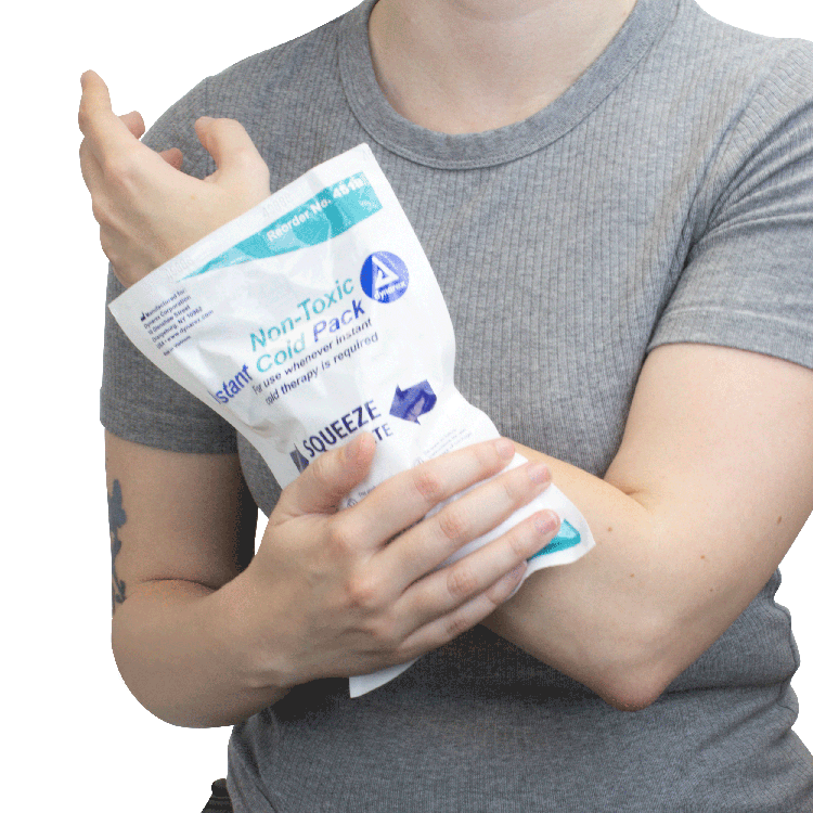 Instant Cold Pack w/ Urea (Non-Toxic), 5" x 9" - 24 packs per Case