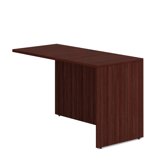 OfficeSource Laminate Reversible Return - 35''W x 20''D - Mahogany