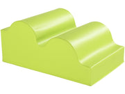 Tiny Tot Module Large Waves - Spring Green, 28.3"L x 18.9"W x 13"H