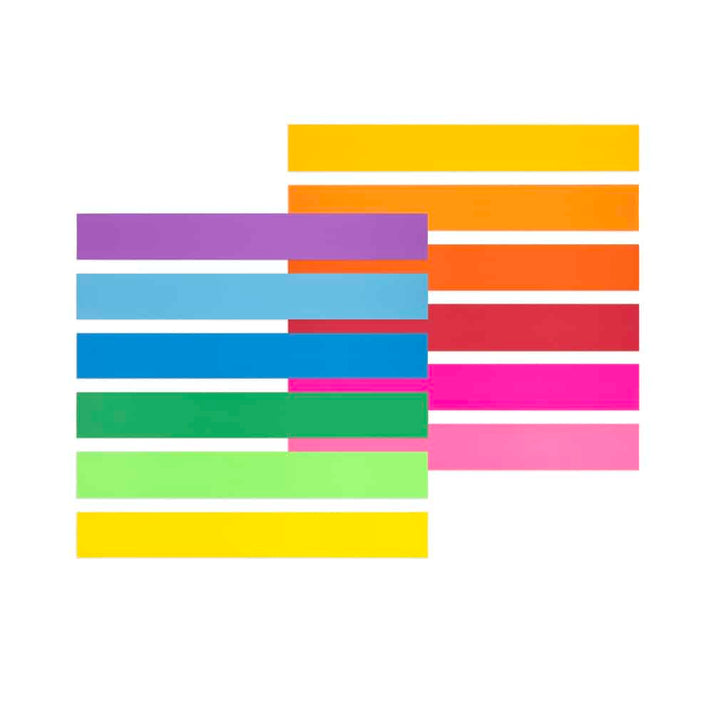 Bright Strips - Paper Strips 3"x23", 100 count,10 Assorted cClors