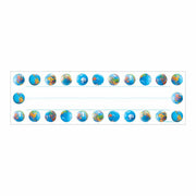 Picture Name Plates - 9.5"x2 7/8", 36 ct., Globes