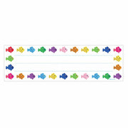 Picture Name Plates - 9.5"x2 7/8", 36 ct., Assorted Fish
