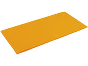 Plain Mat - Light Orange, 51.2"L x 25.6"W x 0.8"Th