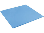 Plain Mat - Blue, 51.2"L x 51.2"W x 0.8"Th