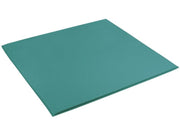 Plain Mat - Teal, 51.2"L x 51.2"W x 0.8"Th