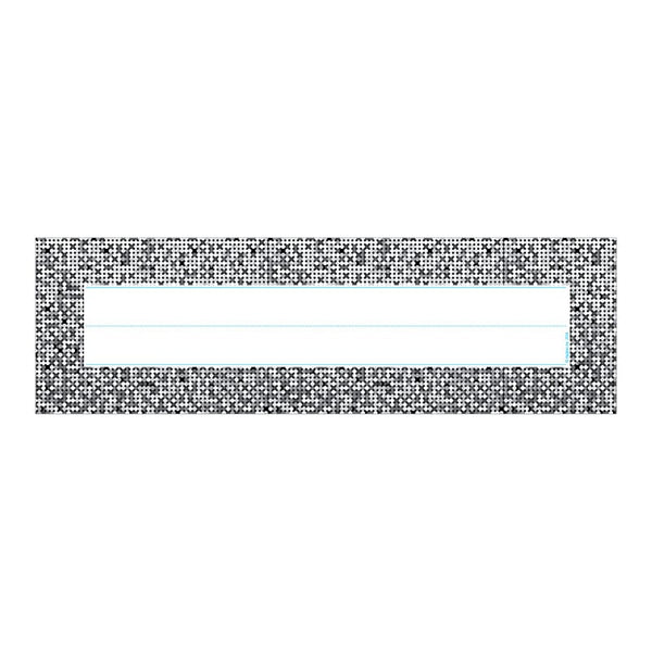 Picture Name Plates - 9.5"x2 7/8", 36 ct., Bodacious Black