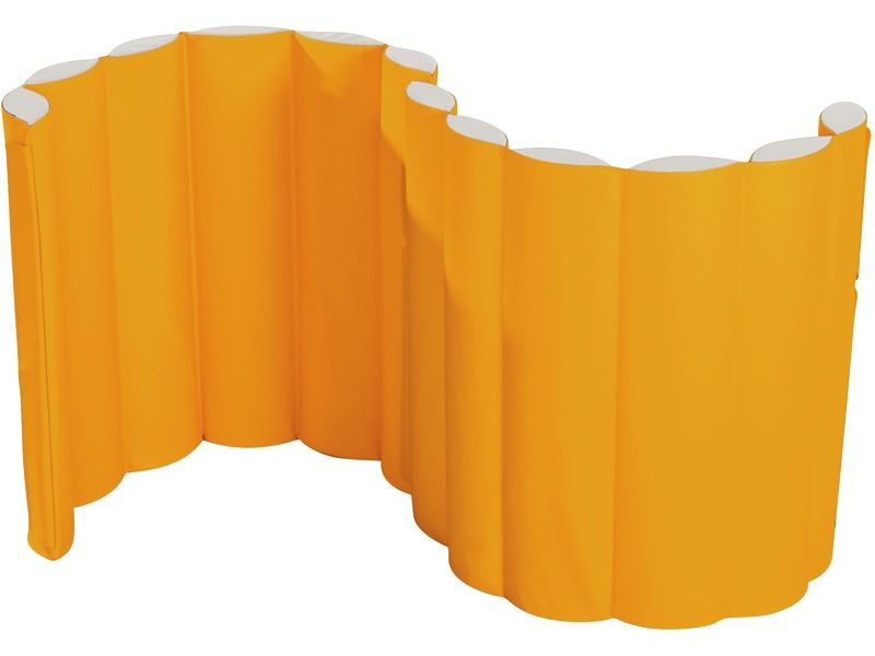 2 Large Anti-Shock Mobile Partitions Kit - Light Orange/Ivory