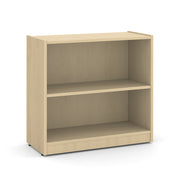 OfficeSource Laminate Bookcase - 2 Shelves - Maple