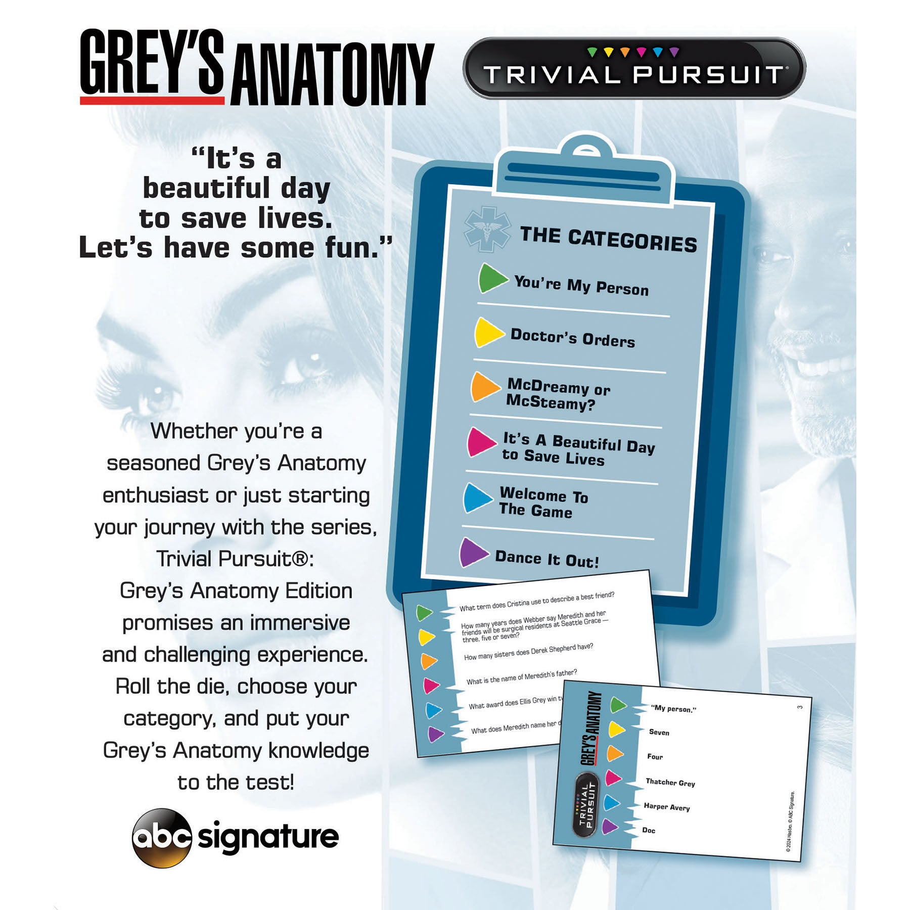 TRIVIAL PURSUIT®: Grey's Anatomy Board Game