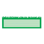 Natural Grass Die-Cut Nameplate - 9.5" x 2 7/8" - 36 pieces