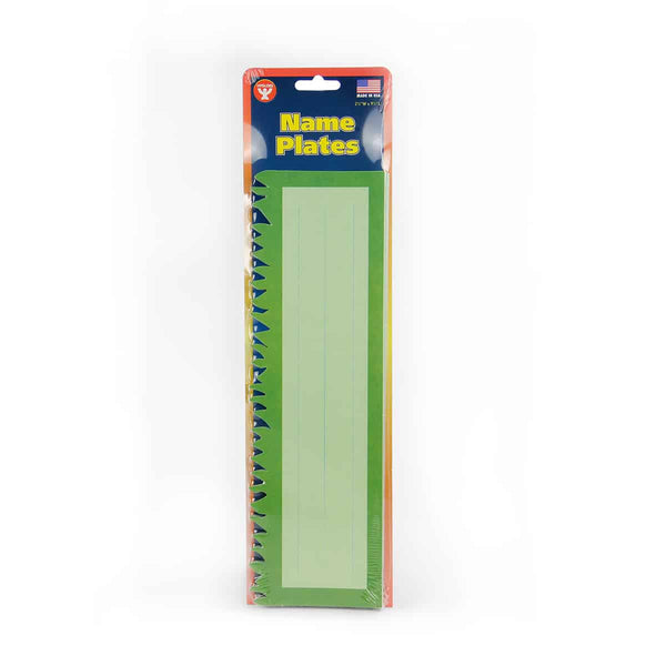 Natural Grass Die-Cut Nameplate - 9.5" x 2 7/8" - 36 pieces