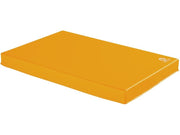 Tiny Tot Mat Rectangular - Light Orange, 28.3"L x 18.9"W x 2.4"Th