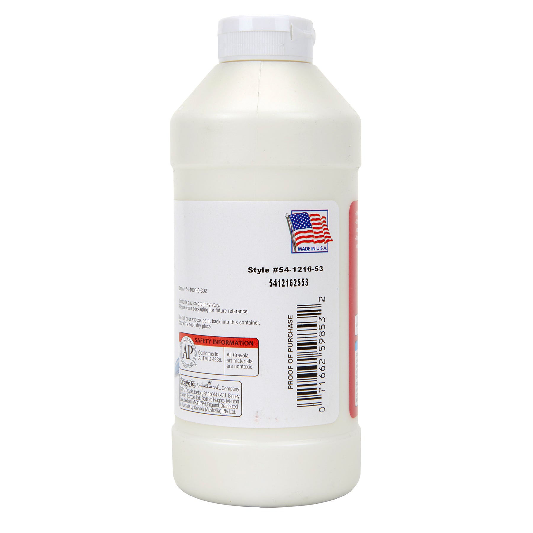 Premier Tempera Paint 16 oz, White