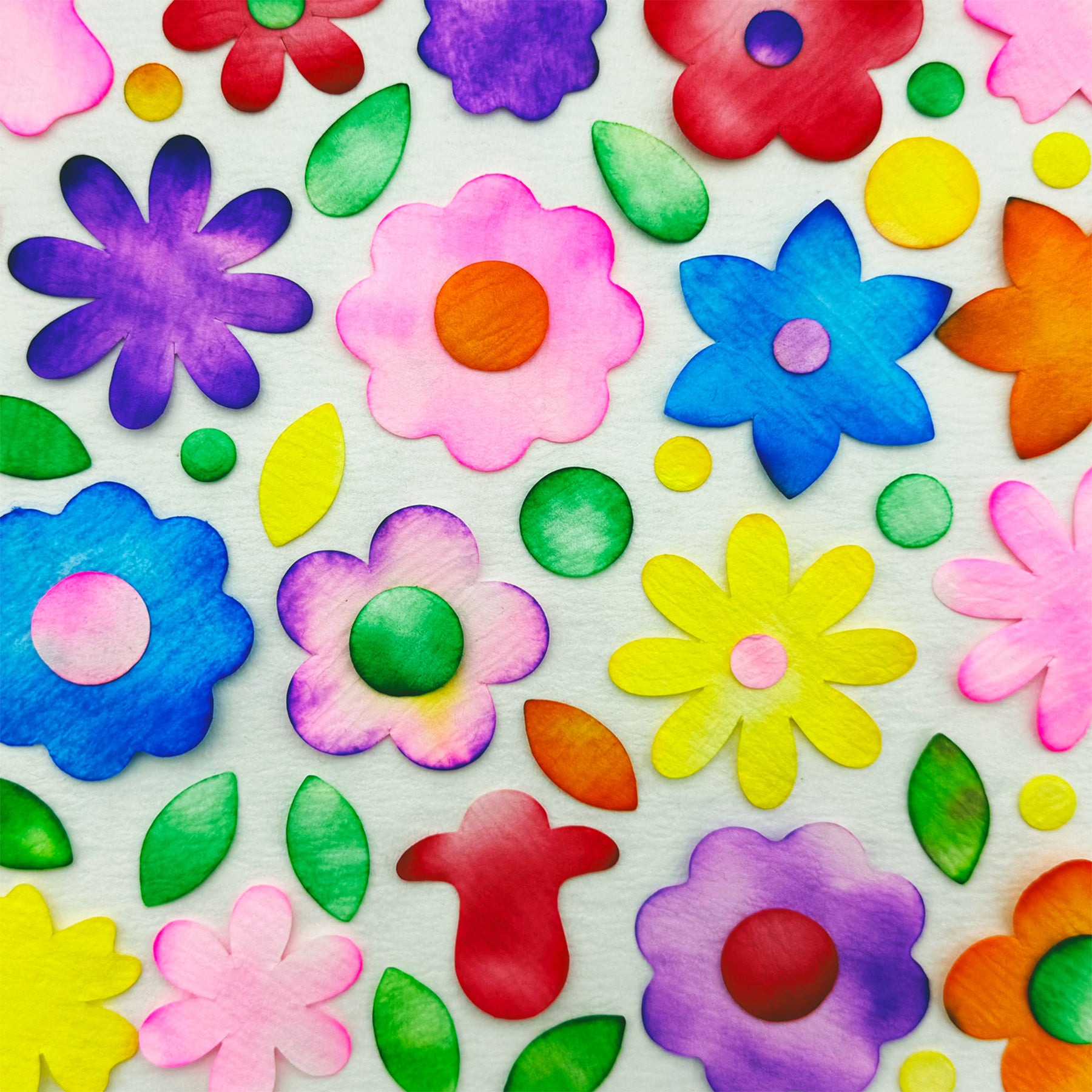 Blots of Flowers Blot Paper, 310 Pieces
