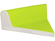Triangular Babyseat With Backrest - Light Green/Ivory, 29.5"L x 25.6"W x 9.6"H