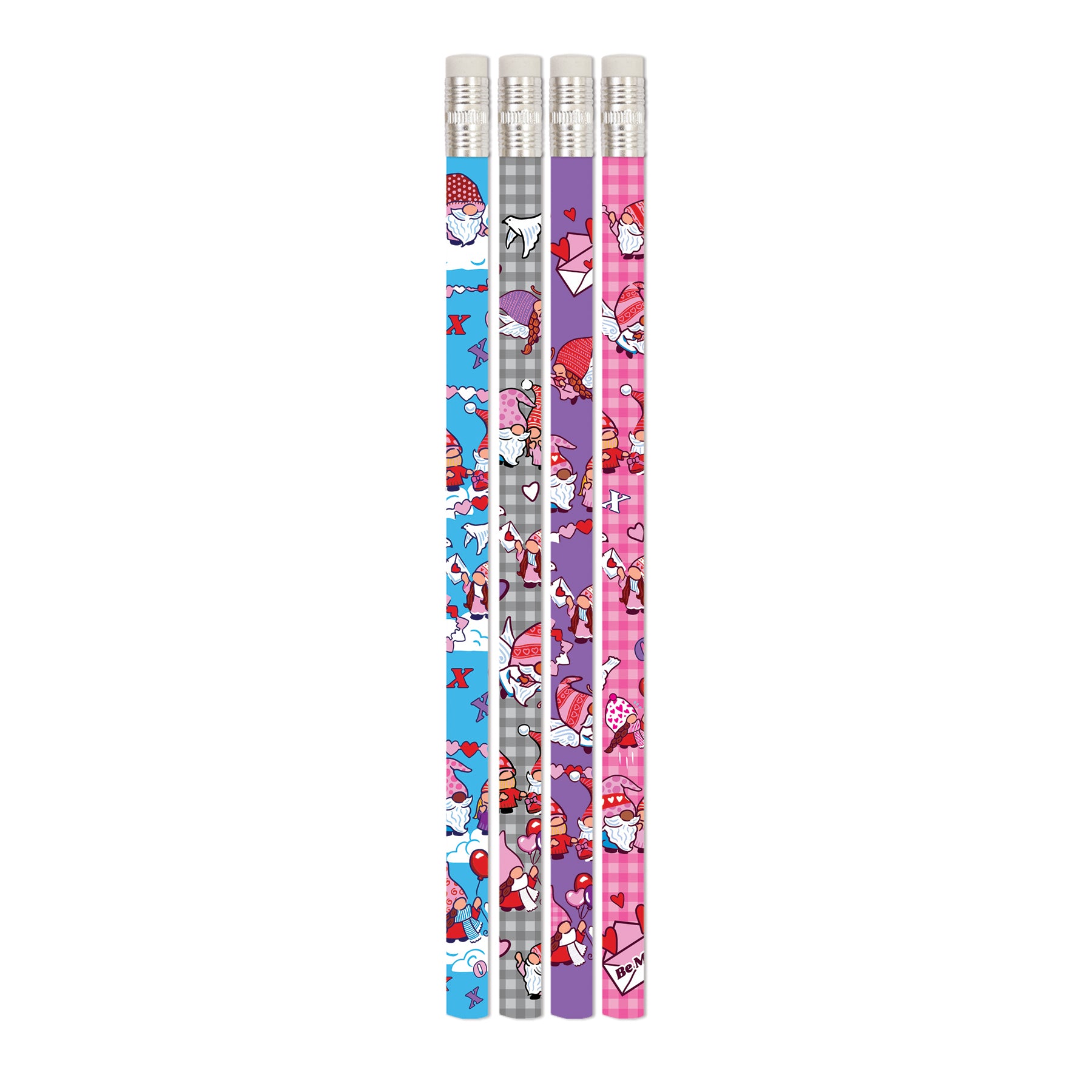 Valentine Gnomes Pencils, Pack of 12