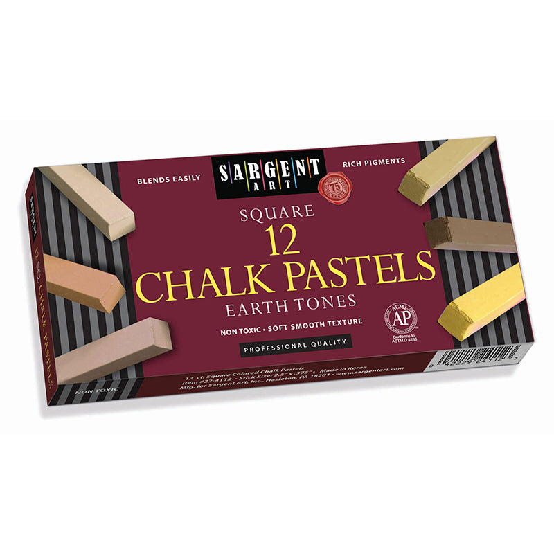 Assorted Earthtone Pastels, 12PK