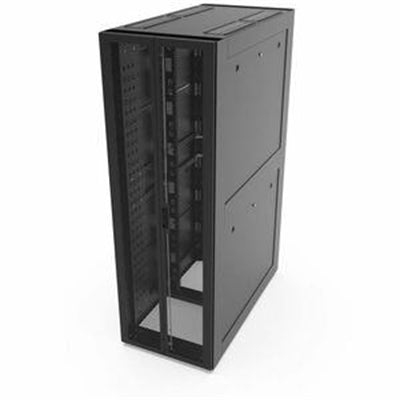 Vertiv&amp;#8482; Rack Extreme 45U High Density Rack Enclosure, Split Mesh, Fully Welded Frame, Shock Crate, 750mmW x 1100mmD, GL45UEX-75110B-MS-SC, Black