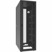 Vertiv&amp;#8482; Rack Extreme 45U High Density Rack Enclosure, Split Mesh, Fully Welded Frame, Shock Pallet, 800mmW x 1200mmD, GL45UEX-80120W-MS-PL, White