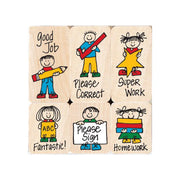 Big 'n' Little Hero Kids For Teachers Stamps, Set of 6