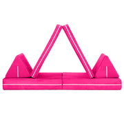 Jaxx Zipline Playscape Imaginative Furniture Playset for Creative Kids, Original Set, Fuchsia