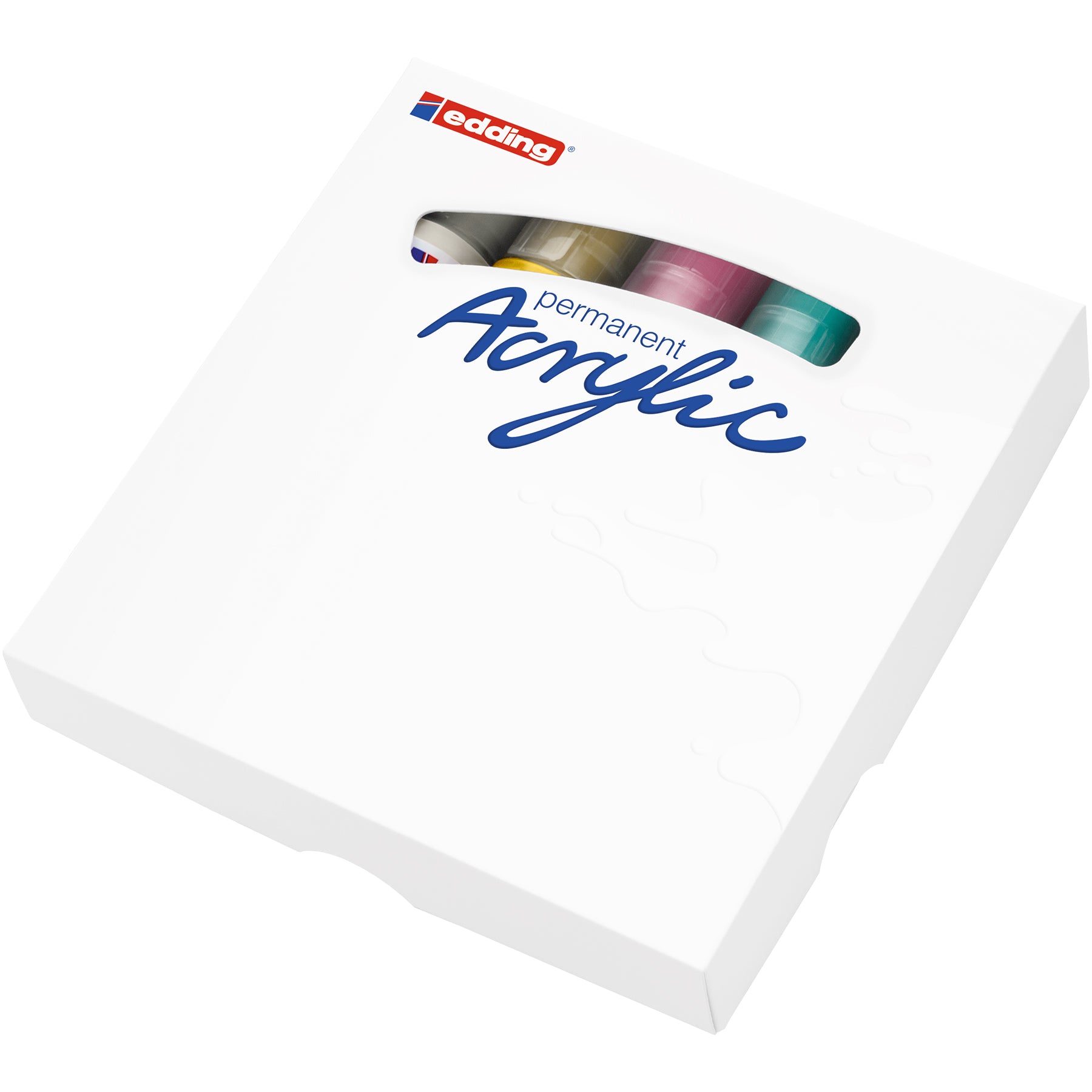edding 5400 Acrylic 3D Double Liner - Set of 5 Assorted - Basic