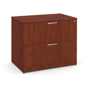 OfficeSource Laminate Lateral Files 2 Drawer Lateral File - Cherry