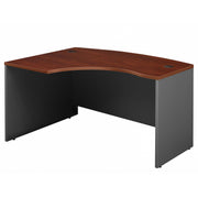 Bush Business Furniture Series C Collection 60W x 43D Left Hand L-Bow Desk Shell in Hansen Cherry - 58.86" Width x 42.87" Depth x 29.84" Height