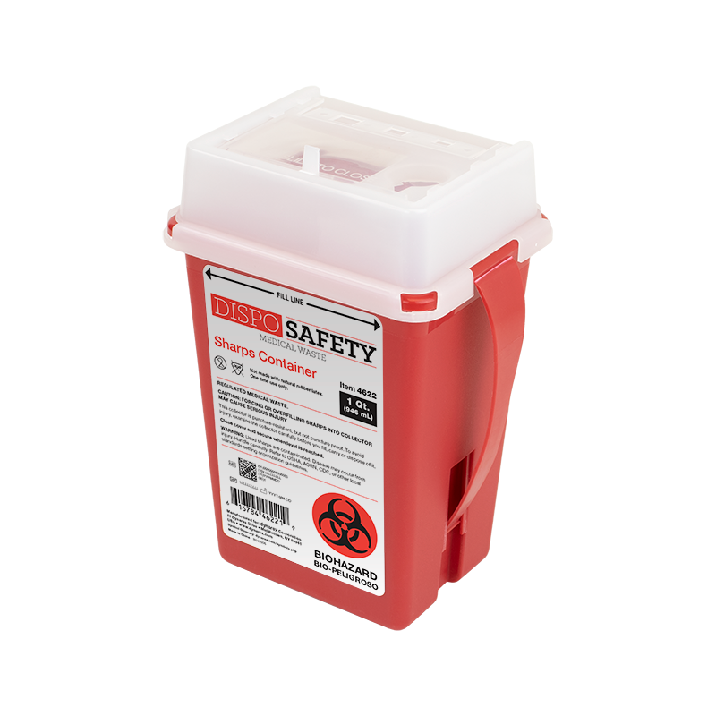Sharps Containers, 1 qt. - 60 pcs per Case