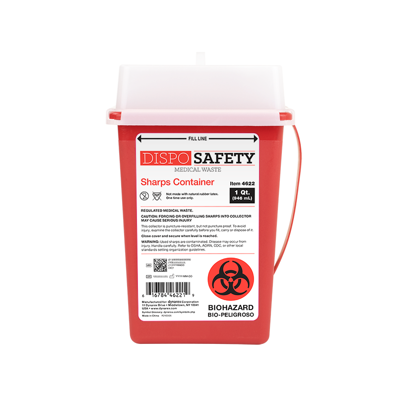 Sharps Containers, 1 qt. - 60 pcs per Case
