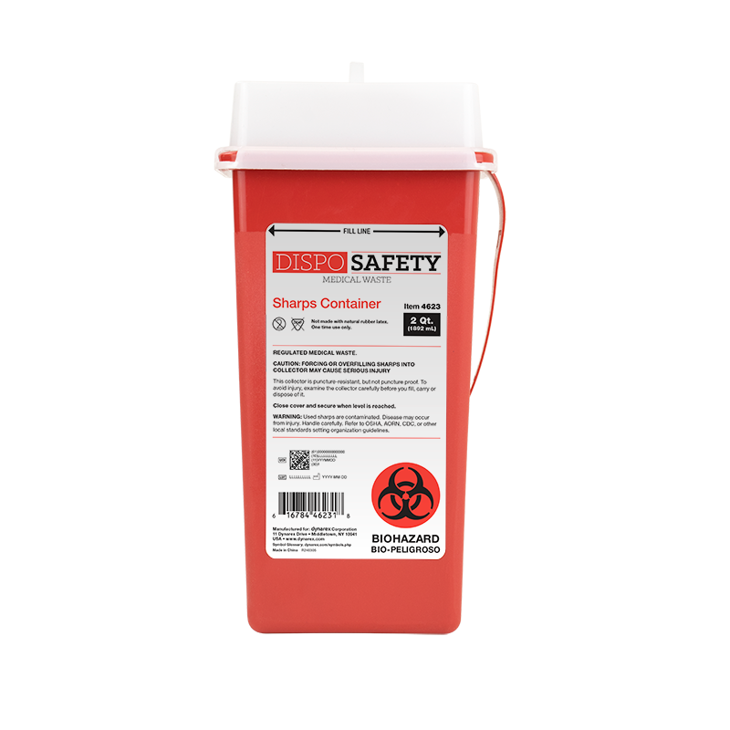 Sharps Containers, 2 qt., 60 pcs per Case