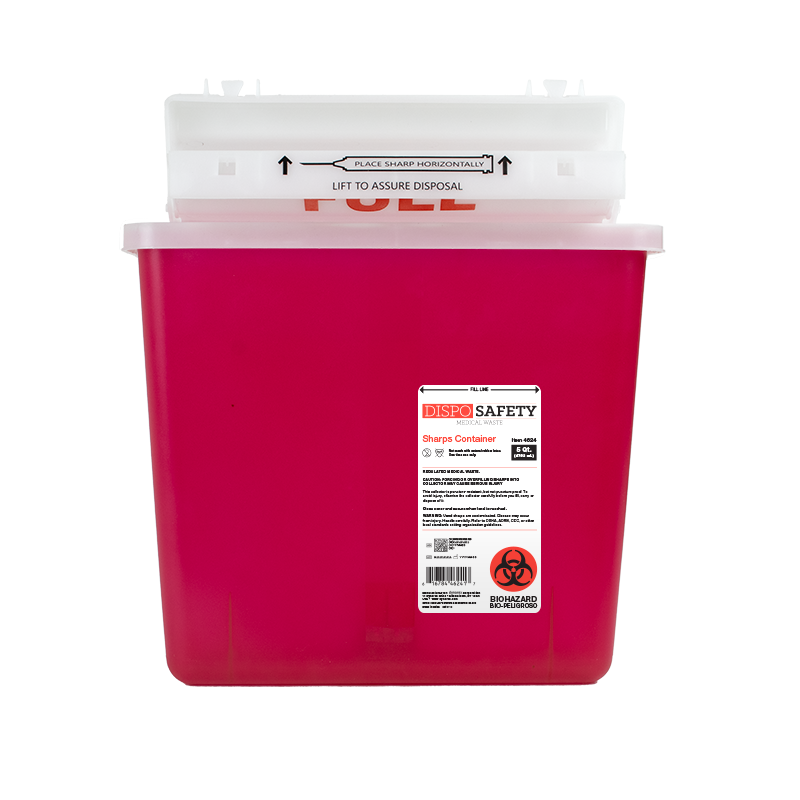 Sharps Containers, 5 qt., 20 pcs per Case