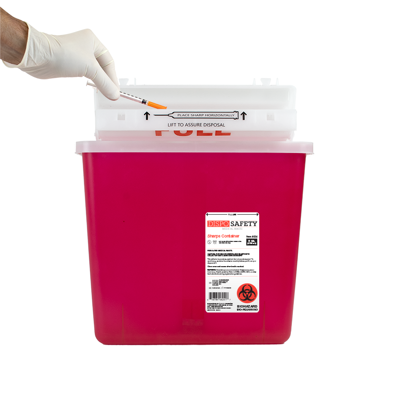 Sharps Containers, 5 qt., 20 pcs per Case