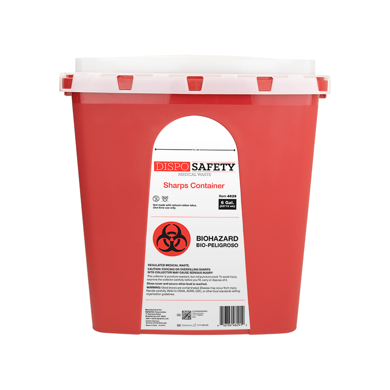 Sharps Containers, 6 gal., 12 pcs per Case