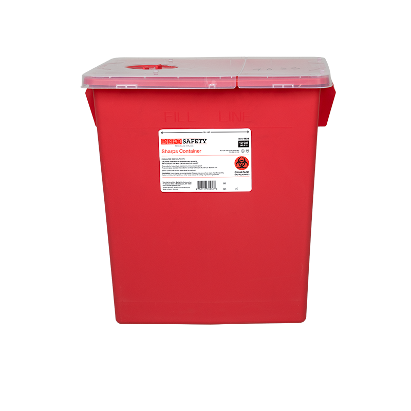 Sharps Container, 12 gal., 10 pcs per Case
