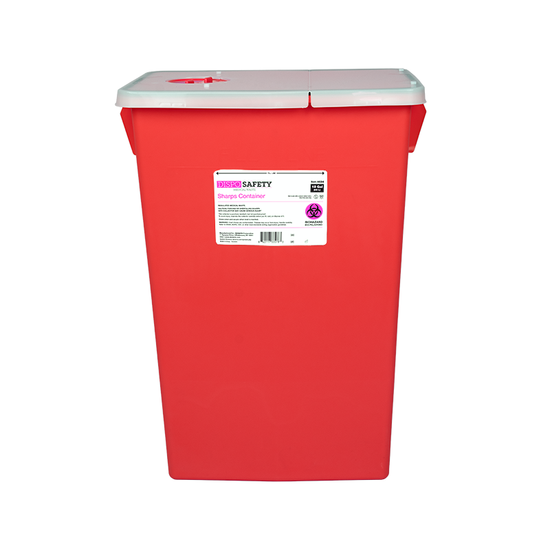 Sharps Container, 18 gal. with gasket, 5 pcs per Case