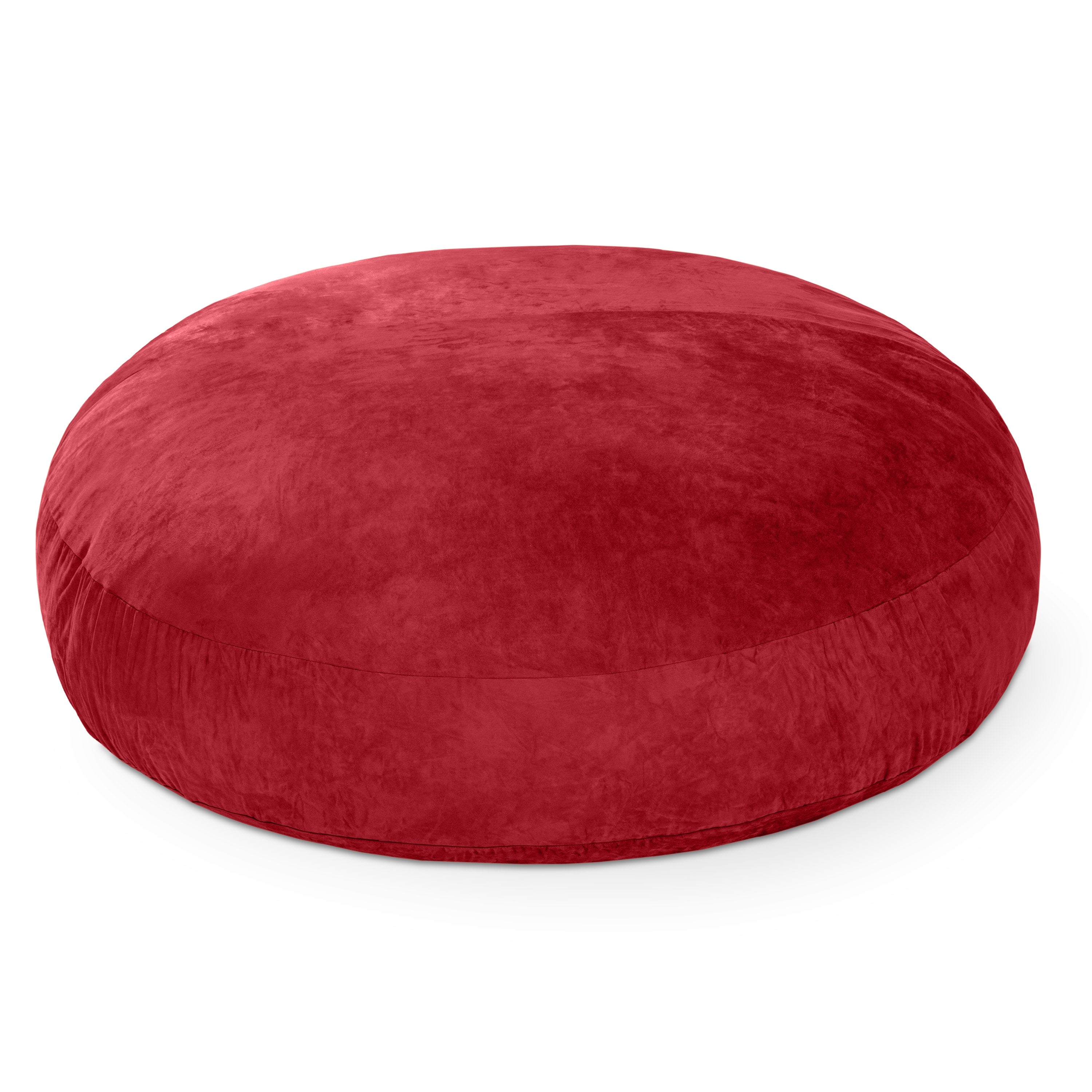 Jaxx 6 Foot Cocoon - 2-in-1 Convertible Bean Bag Bed & Large Bean Bag Chair for Adults, Cinnabar