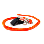 METAL WHISTLE W LANYARD