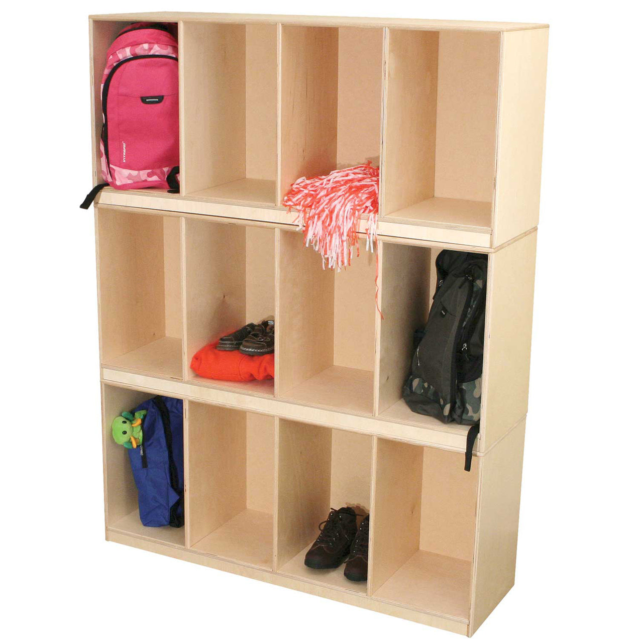 Open Stack Locker - Three Units