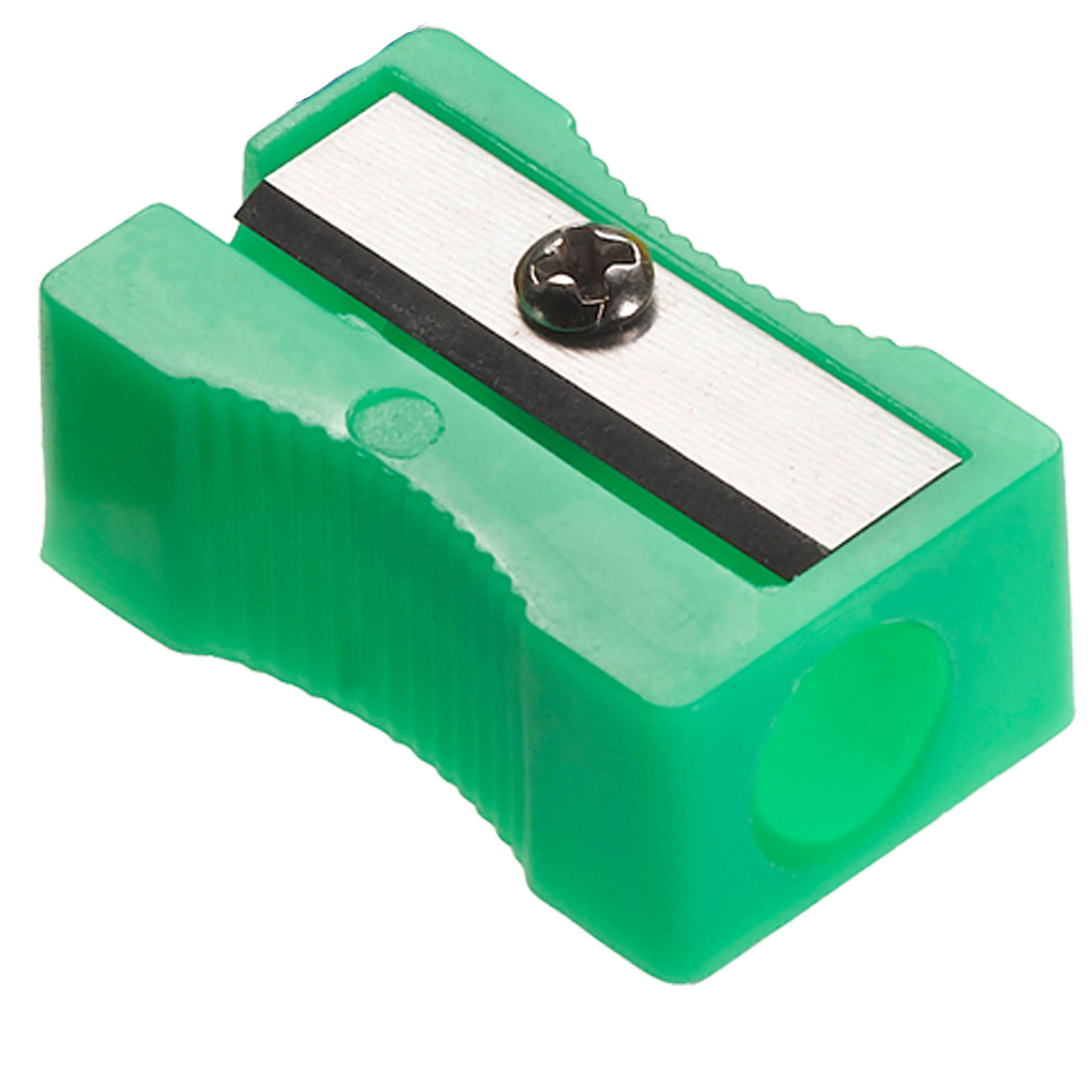 Single-Hole Pencil Sharpener, Classpack of 24, Assorted Colors (No Color Choice)
