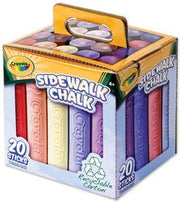 Sidwalk Chalk 20 Sticks