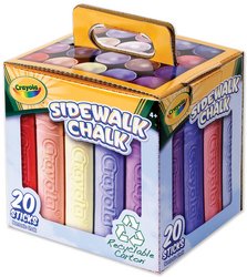 Sidwalk Chalk 20 Sticks