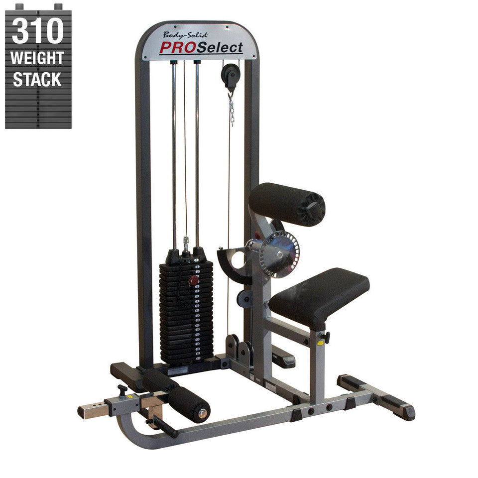 Pro Select Ab And Back Selectorized, 310Lb Stack