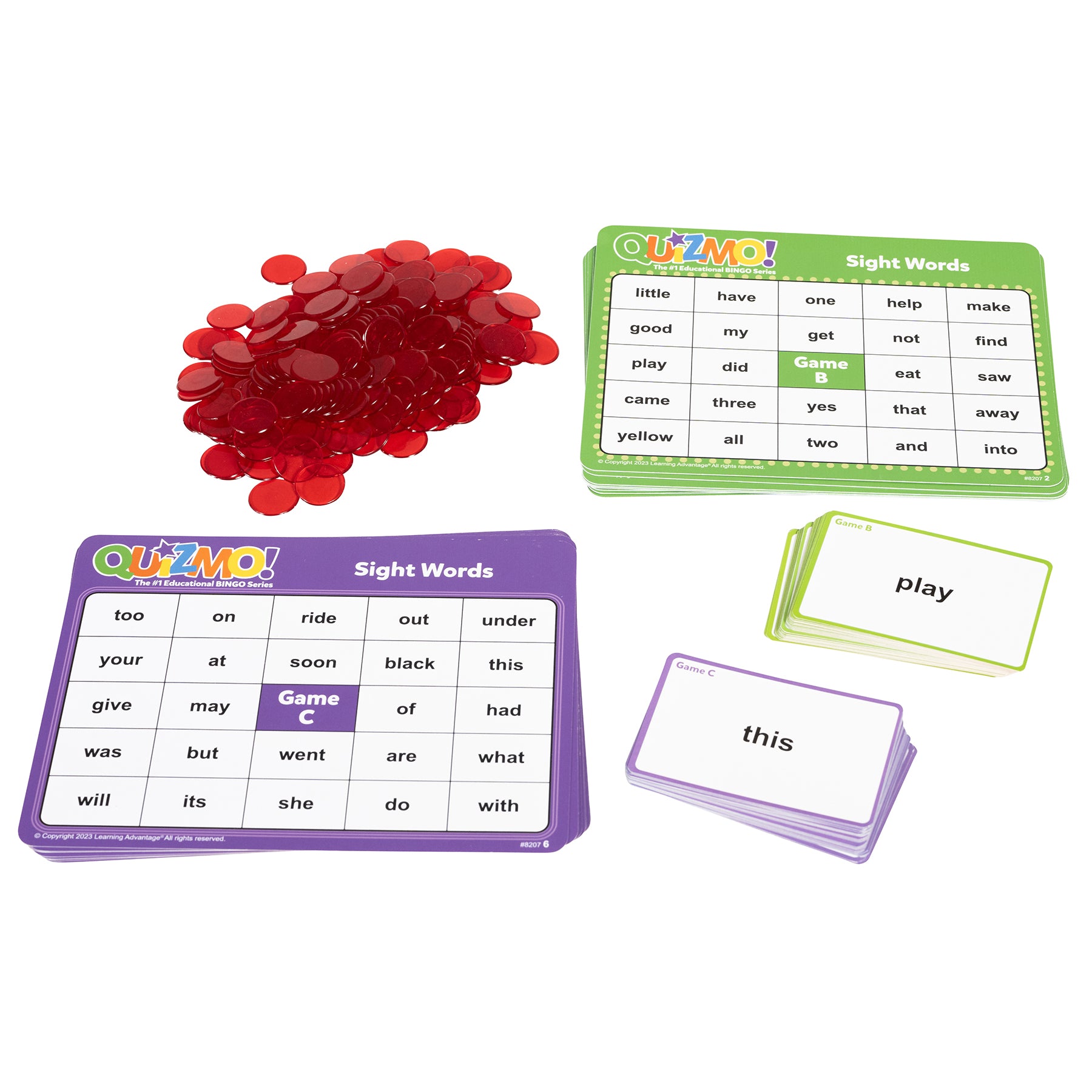 Quizmo® Game: Sight Word, Set 1, Grades K-4