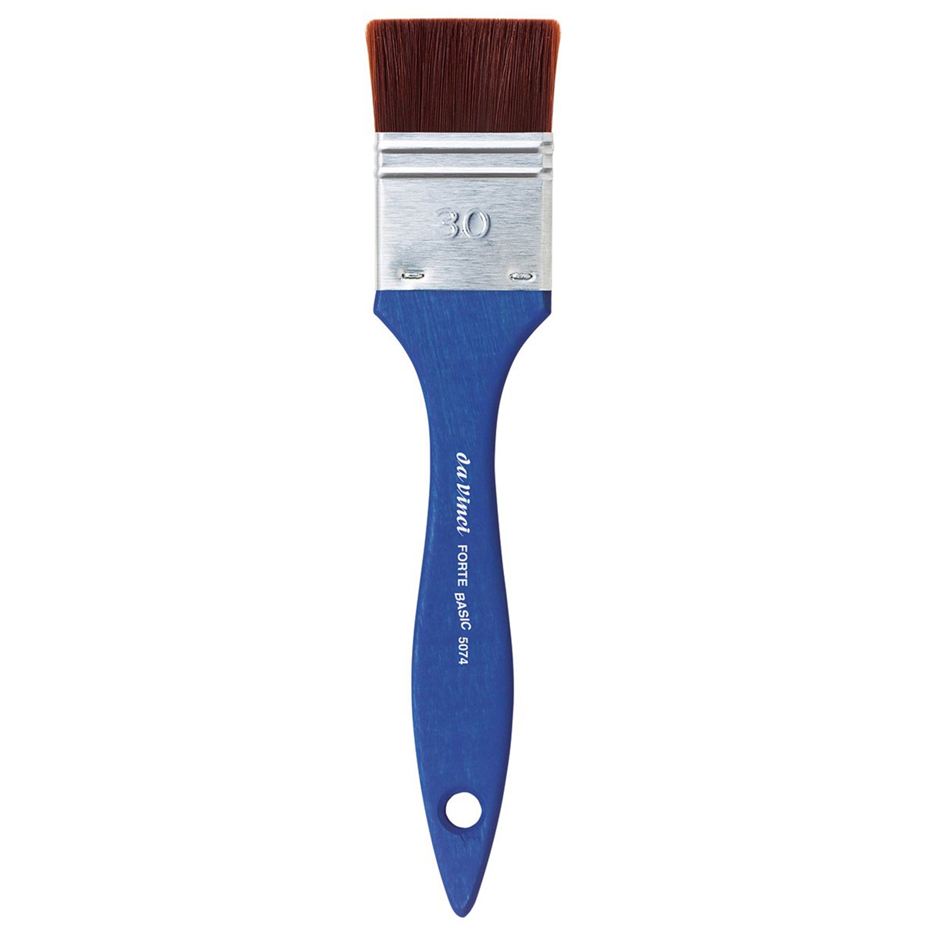 FIT Synthetics & FORTE Basic Hobby Brushes, Synthetic, Acrylic & Tempera, Mottler, Assorted, 3 Brush Set