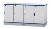 Rainbow Accents® Stacking Lockable Lockers -  Single Stack - Blue