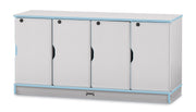 Rainbow Accents® Stacking Lockable Lockers -  Single Stack - Coastal Blue