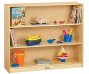 Jonti-Craft® Mega Mobile Straight-Shelf - Plywood Back