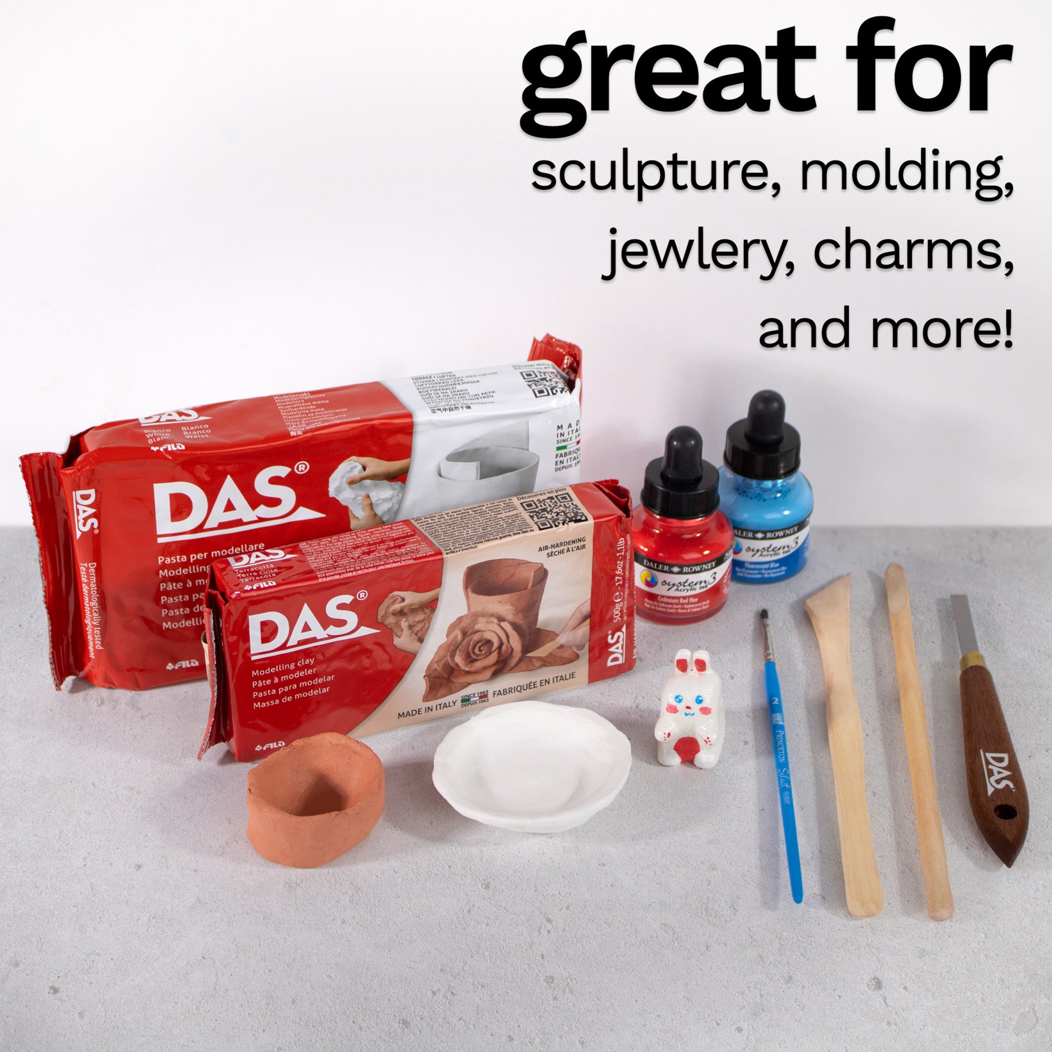 Modeling Clay Air Hardening, Stone, 2.2lb